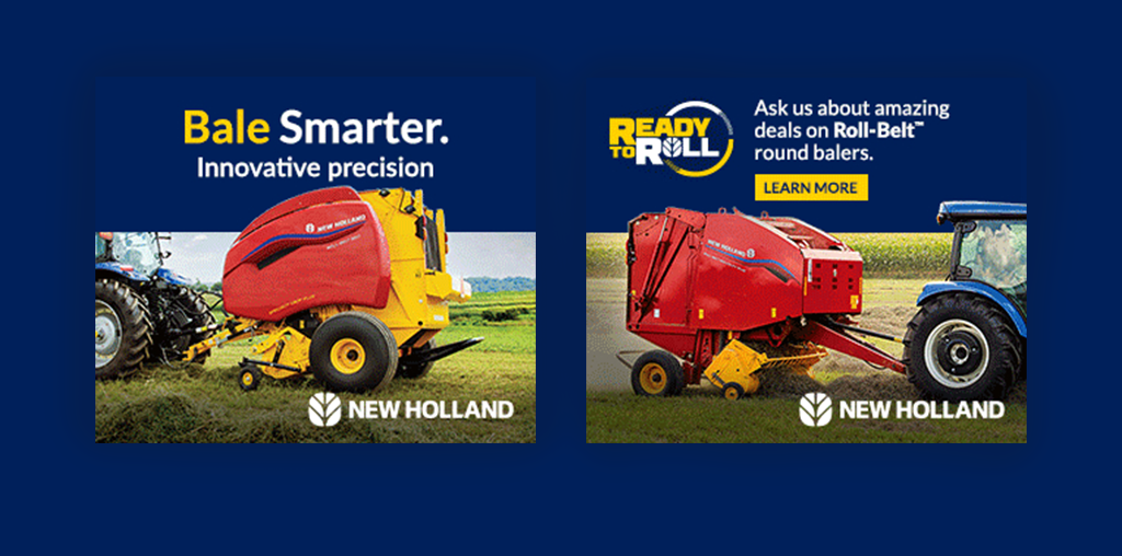 New Holland roll belt balers
